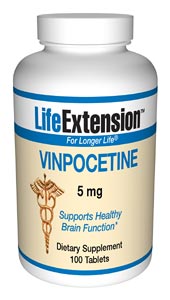 Vinpocetine (5 mg 100 tablets)* Life Extension