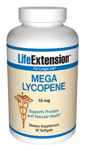 Mega Lycopene (15 mg 90 softgels)* Life Extension