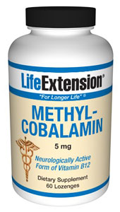 Methylcobalamin (5 mg 60 lozenges (to be dissolved in the mouth))* Life Extension