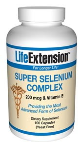 Super Selenium Complex (200 mcg 100 capsules)* Life Extension