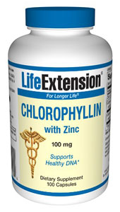 Chlorophyllin (with Zinc) (100 capsules)* Life Extension
