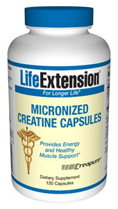Micronized Creatine Capsules (120 capsules)* Life Extension