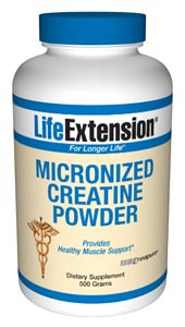Micronized Creatine Powder (500 grams)* Life Extension