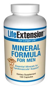 Mineral Formula For Men (100 capsules)* Life Extension