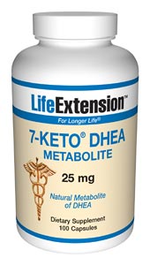 7-Keto DHEA Metabolite (25 mg 100 capsules)* Life Extension