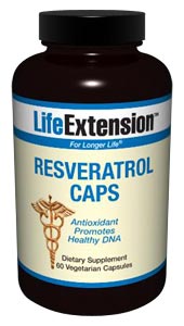 Resveratrol (20 mg 60 vegetarian capsules)* Life Extension