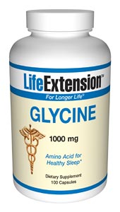 Glycine (1000 mg 100 capsules)* Life Extension
