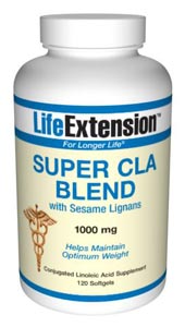 Super CLA Blend with Sesame Lignans (1000 mg 120 softgels)* Life Extension