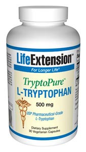 TryptoPure™ L-Tryptophan (90 vegetarian capsules)* Life Extension