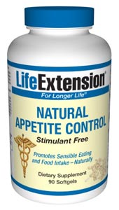 Natural Appetite Control (stimulant free) (90 softgels)* Life Extension