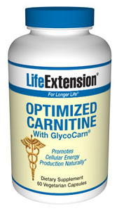 Optimized Carnitine with Glycocarn (60 vegetarian capsules)* Life Extension