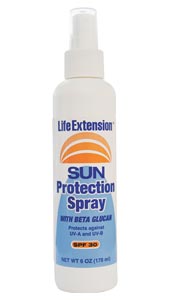 Sun Protection Spray with Beta Glucan (SPF 30) (6 oz (178 ml))* Life Extension