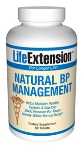 Natural BP Management (60 tablets)* Life Extension