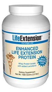 Enhanced Life Extension Whey Protein (Chocolate) (1000 grams powder)* Life Extension