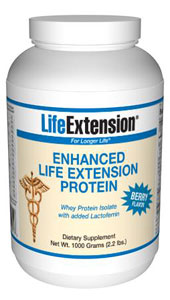 Enhanced Life Extension Whey Protein (Berry) (1000 grams powder)* Life Extension