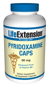 Pyridoxamine Caps (50 mg 60 vegetarian capsules)* Life Extension