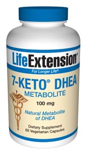7-Keto DHEA Metabolite (100 mg 60 vegetarian capsules)* Life Extension