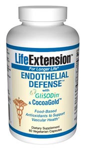 Endothelial Defense with GliSODin and CocoaGold™ (60 vegetarian capsules)* Life Extension