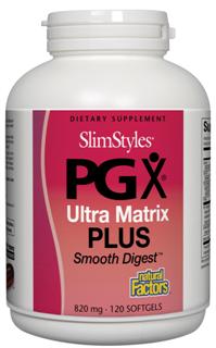 SlimStyles PGX Ultra Matrix Plus (120 softgels)* Natural Factors