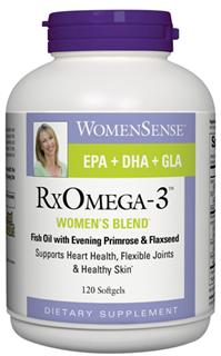 RxOmega-3 Factors Women's Blend (120 softgel) Natural Factors