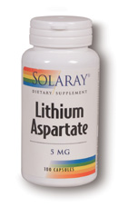 Lithium Aspartate 5mg (100 Caps) Lithium Aspartate 5mg (100 Caps)