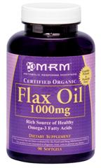 Organic Flax Oil (1000mg 90 gels) Metabolic Response Modifiers