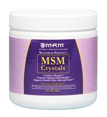 MSM Crystals (200 grams) Metabolic Response Modifiers