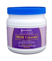 MSM Crystals (500 grams) Metabolic Response Modifiers