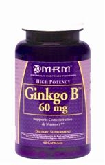 High Potency Ginkgo Vitamin B (60mg  120 caps) Metabolic Response Modifiers