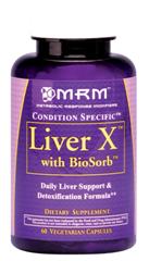 Advanced LiverX with Biosorb (60 Vcaps) Metabolic Response Modifiers