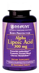 Alpha Lipoic Acid (300mg 60 Vtabs) Metabolic Response Modifiers