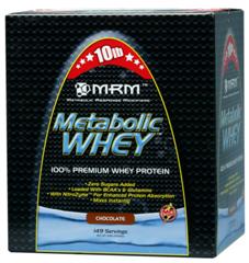 Metabolic Whey  Protein (Chocolate 10 lbs) Metabolic Response Modifiers