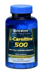L-Carnitine (500mg -60 Vtab) Metabolic Response Modifiers