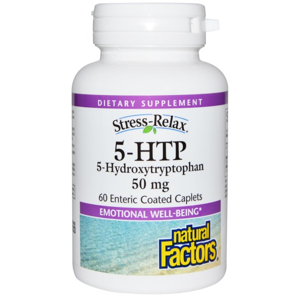 5 HTP | 5 Hydroxytryptophan 50 mg (60 Caps) Natural Factors