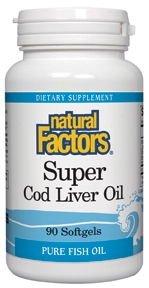 Super Cod Liver Oil (90 softgels) Natural Factors