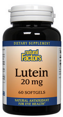 Lutein (20 mg 60 softgels) Natural Factors