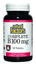 Complete B Time Release Formula (100 mg 90 tablets) Natural Factors