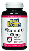 Vitamin C Time Release (1000 mg 180 tablets) Natural Factors