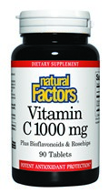 Vitamin C (1000 mg 90 tablets) Natural Factors