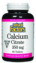 Calcium Citrate (350 mg 90 tablets) Natural Factors