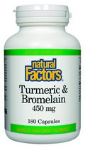 Turmeric & Bromelain (180 capsules) Natural Factors