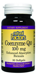 CoEnzyme Q10 (100 mg 30 softgels) Natural Factors