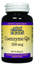 Coenzyme Q10 (150 mg 60 softgels) Natural Factors
