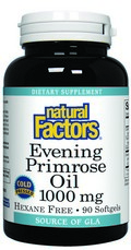 Evening Primrose Oil 1000 mg/ 100mg GLA (90 softgels) Natural Factors