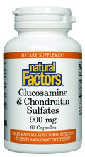 Glucosamine 500mg/Chondroitin 400mg (60 capsules) Natural Factors