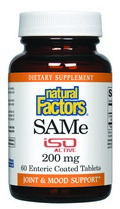 SAMe 200mg (60 tablets) Natural Factors