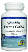 StressRelax PharmaGABA (60 capsules) Natural Factors