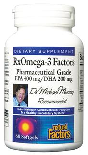 Dr. Murray's RxOmega-3 Factors (60 softgels) Natural Factors