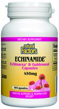 Echinamide Echinacea & Goldenseal (90 capsules) Natural Factors