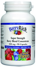 BerryRich Super Strength Berry Blend Concentrate (90 capsules) Natural Factors